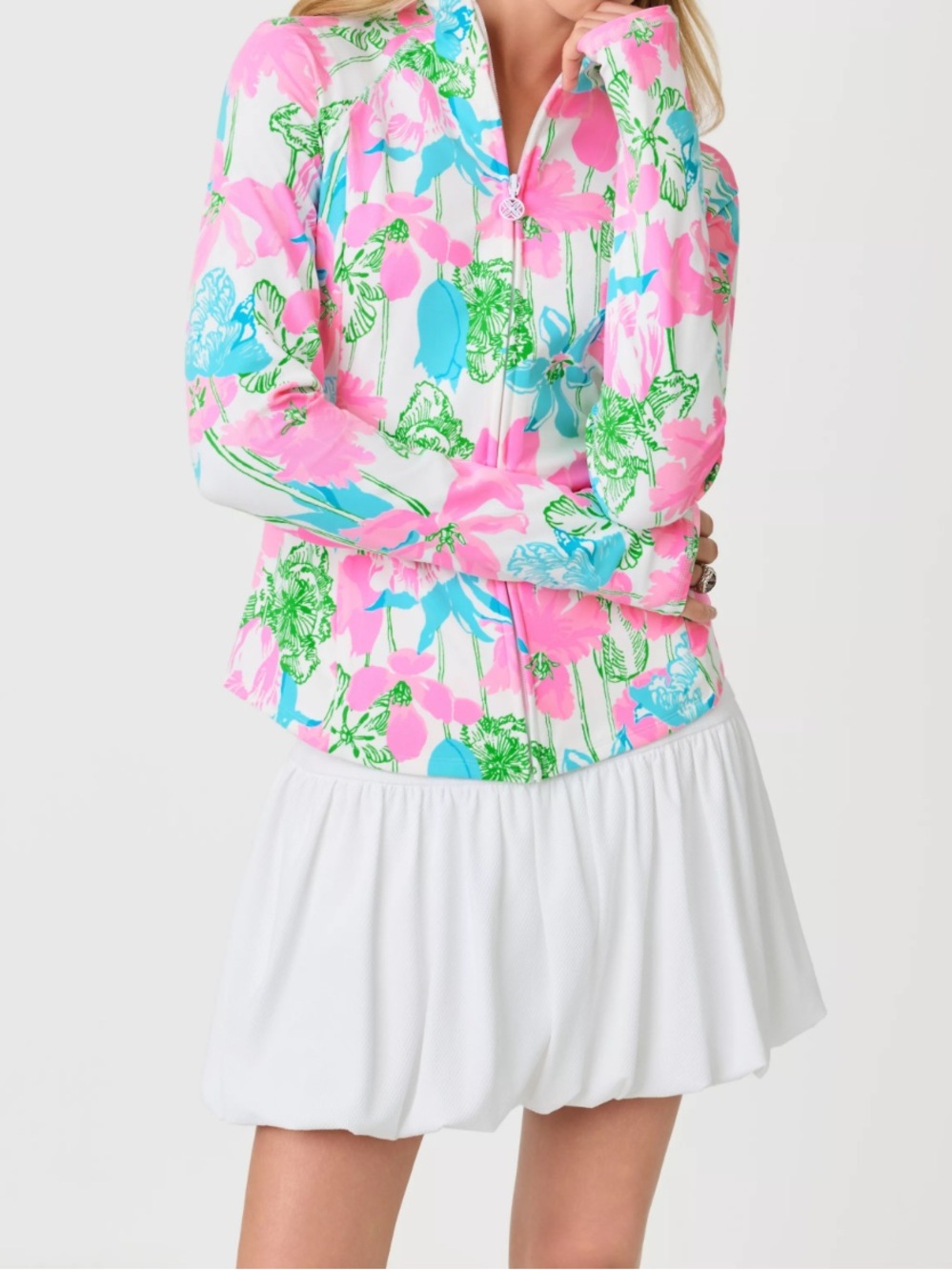 Lilly Pulitzer Upf 50+ Luxletic Giorgie Bubble Skort Resort White Medium